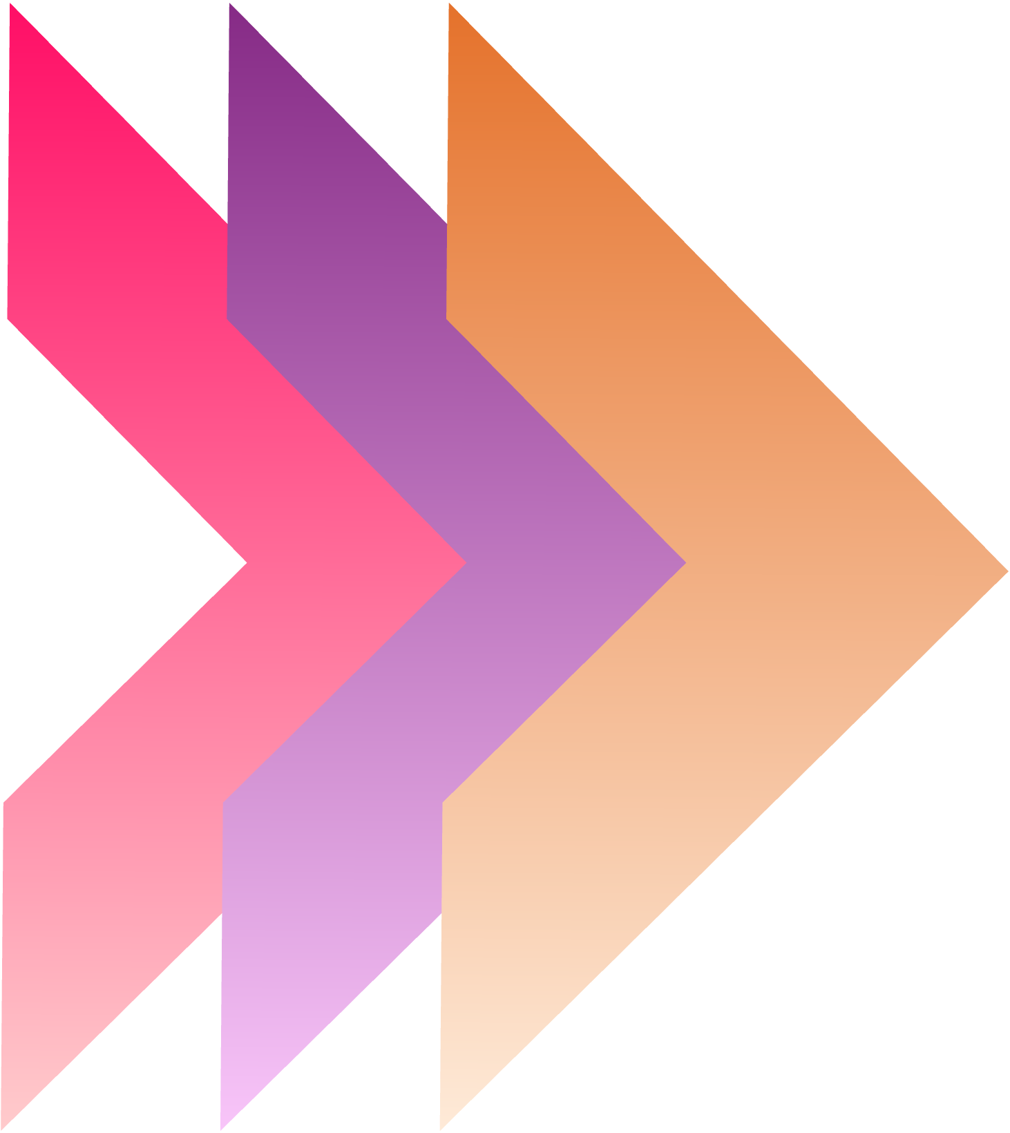 pink, purple and orange chevrons